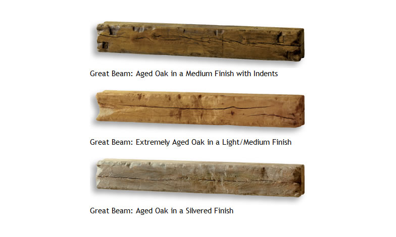 Focus Fireplaces wooden Beams