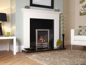 Delamere plus contemporary brushed silver coal